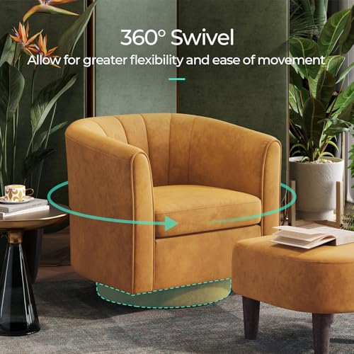 Sillón Plegable Terciopelo Amarillo miniatura 4