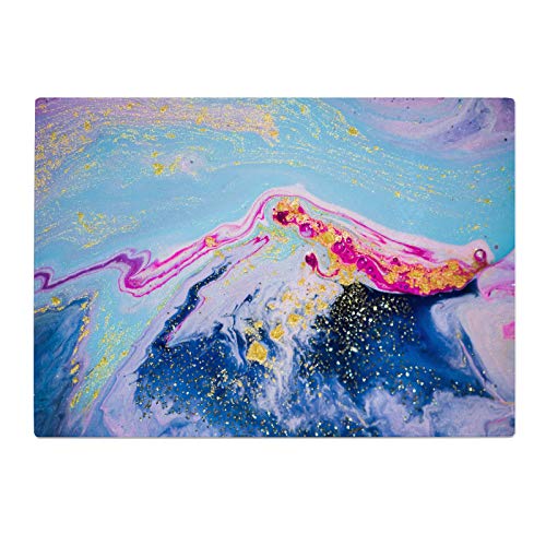 Pink Blue Navy Gold Purple Kitchen Worktop Protector Saver Glass Chopping Board