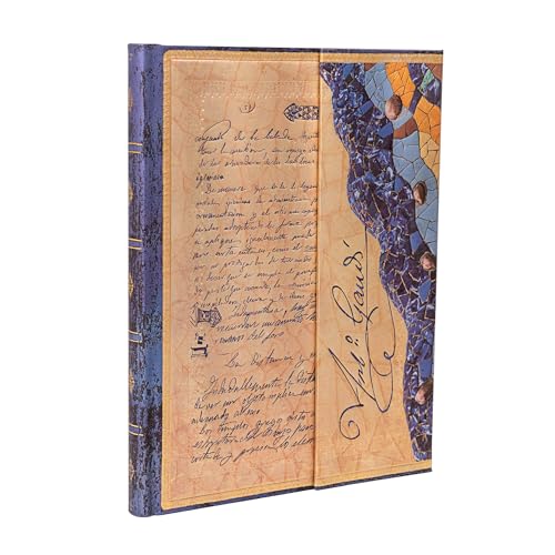 Carnet rigide Paperblanks Gaudi, Le Manuscrit de Reus Ultra Ligné 144p.