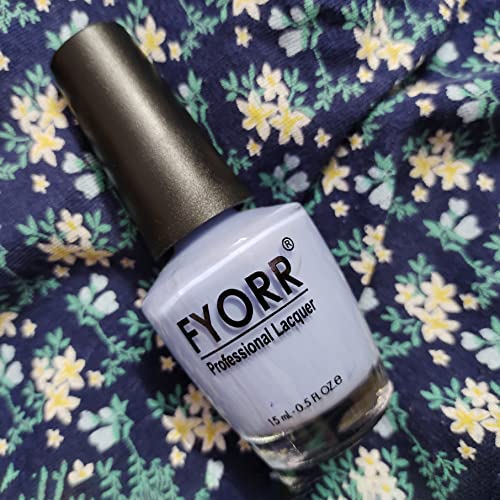 Image of Lavender Lilac Professional Nail Polish | Long Lasting, Quick Dry, Chip Resistant, High Shine Nail Paint | Smooth & Easy Application, Vibrant Trendy Shades for Women & Girls Party Daily Use 15ml