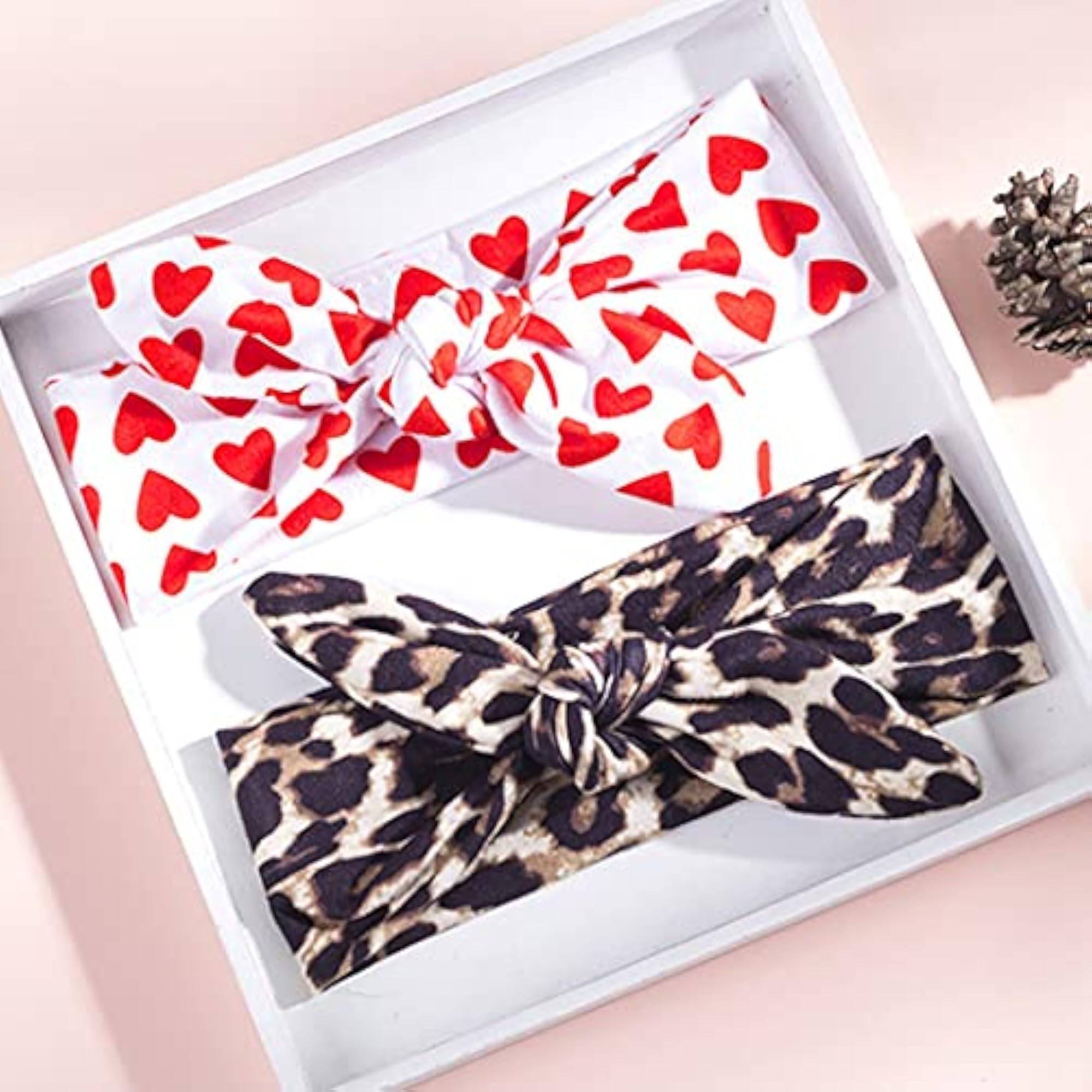 4 Sets Matching Decorative Headbands for Mom & Child, Floral Style