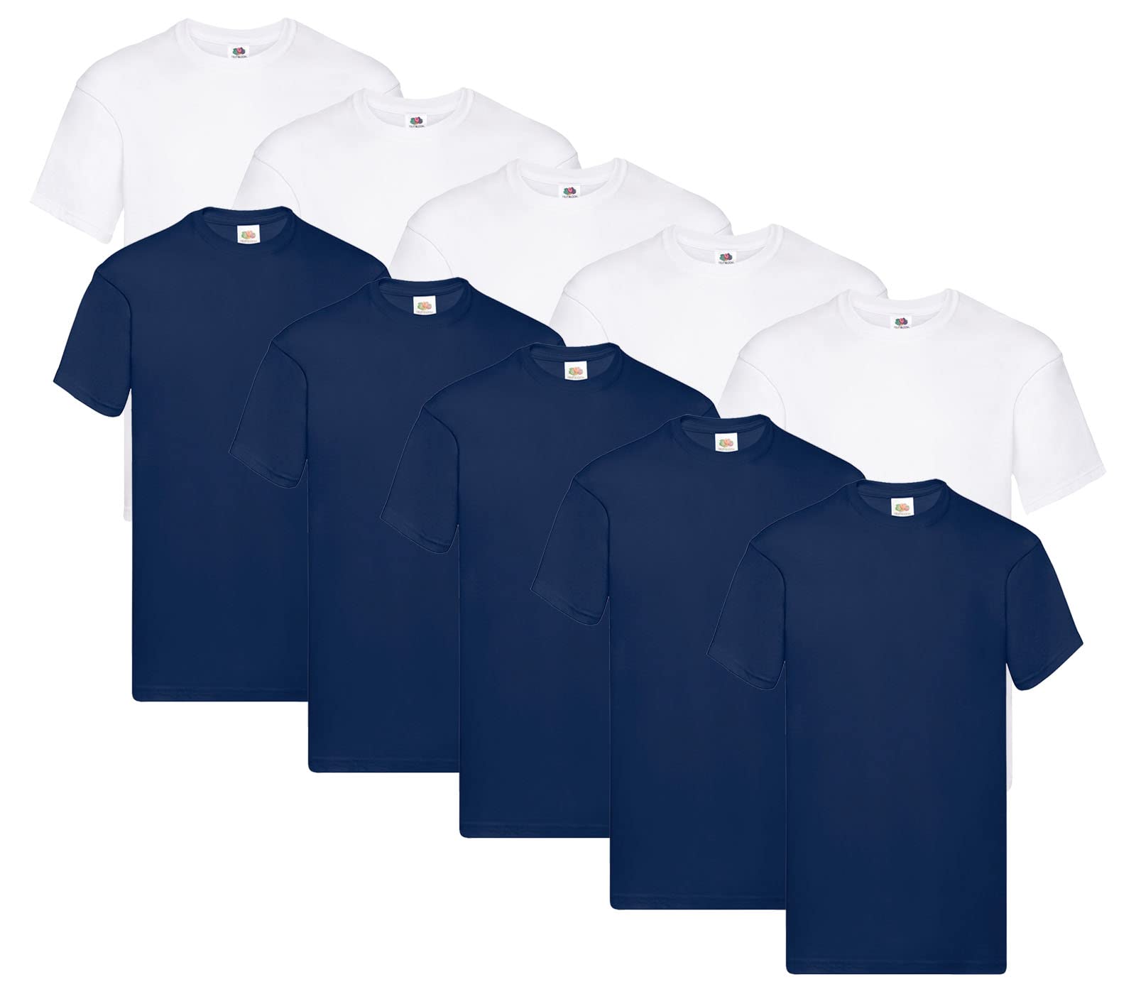 Fruit of the Loom Original T. Camiseta (Pack de 10) para Hombre