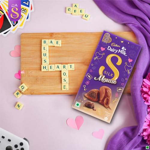 Image of Cadbury Dairy Milk Silk Bubbly 112 g, Silk Mousse 110 g & Silk 144g Chocolate Bars, 366 g (Pack of 9)