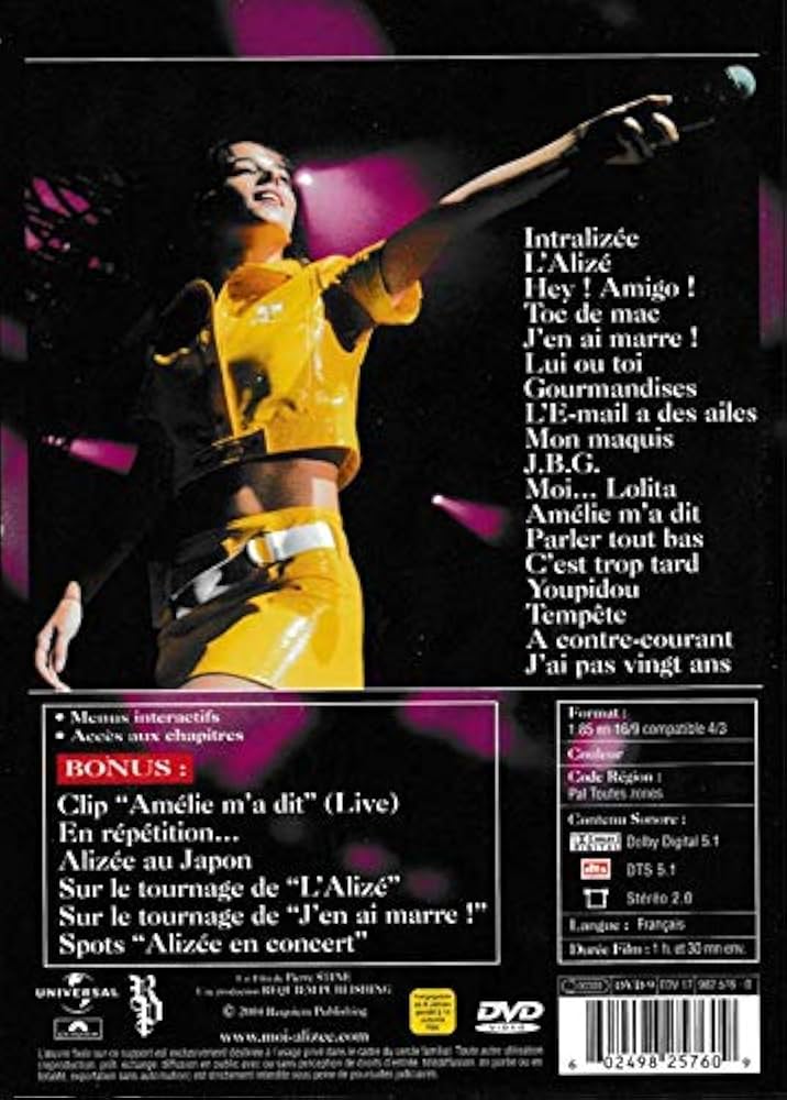 Amazon.co.jp: ALIZEE-EN CONCERT -DVD- : DVD
