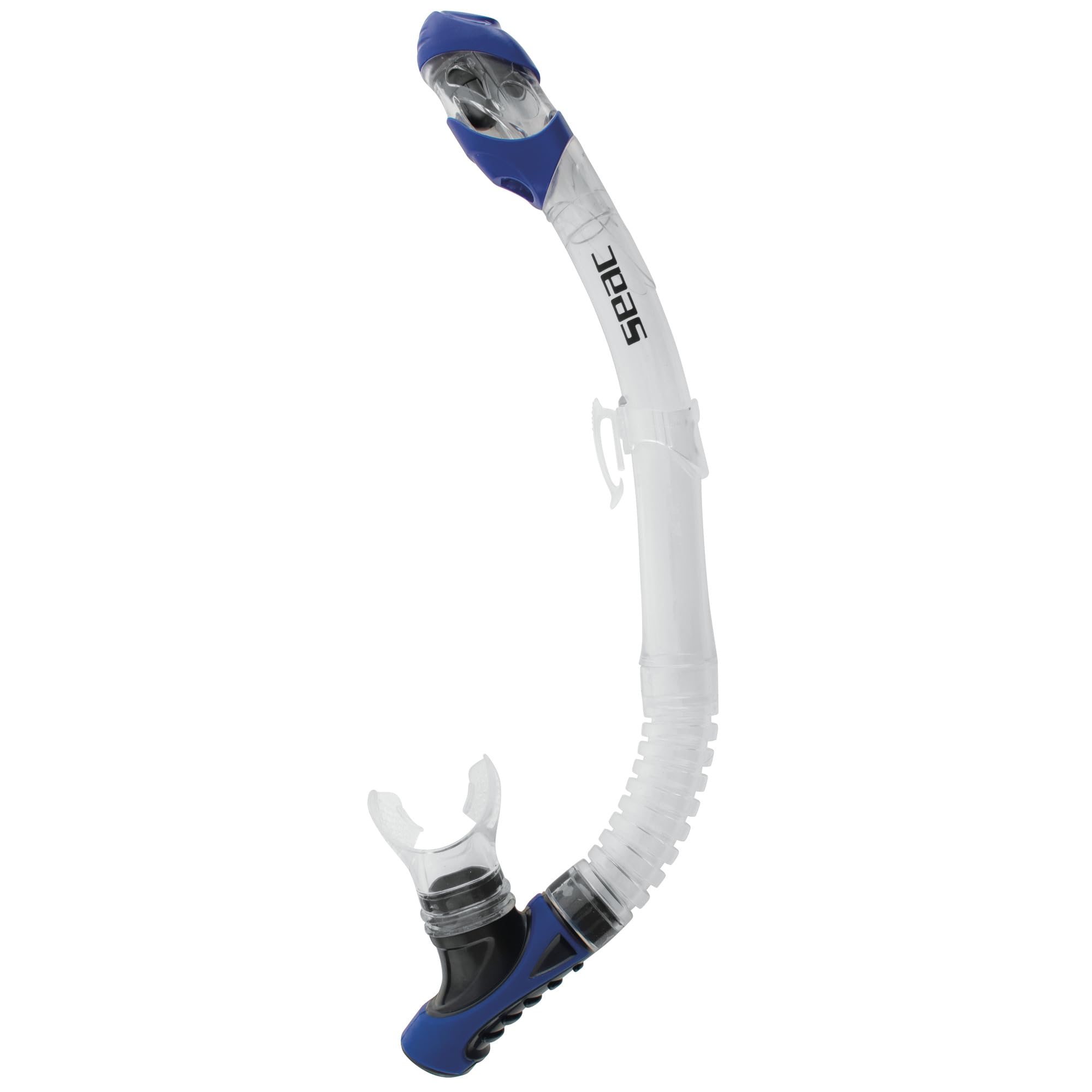 SEAC Set BIS Boss Dry, Kit en Silicone pour plongée sous-Marine et en apnée avec Masque et Tuba avec Système Dry Top et soupape de Purge