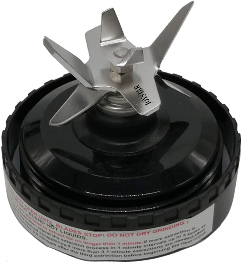 Replacement Pro Extractor Blades and 16-Ounce (16 oz.) Cup with Sip & Seal Lid Fit for Nutri NINJA FIT 700 Watt Blender QB3000 / QB3001SS 30/QB3003REF/QB3004/QB3005/(3, 16oz cup with lid +blade)