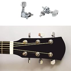 Ecloud Shop® 6 x Clé de Cheville Mécanique Accordeur Pièce Rechange pour Guitare Corde - Les Beatles, Paul McCartney, John Lennon, RIngo Starr, George Harrison Ecloud Shop® 6 x Clé de Cheville Mécanique Accordeur Pièce Rechange pour Guitare Corde – Image 4