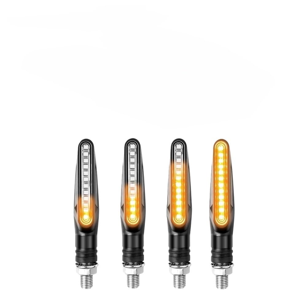 Clignotant pour moto arrière LED 12V étanche IP68 dynamique flexible - 8