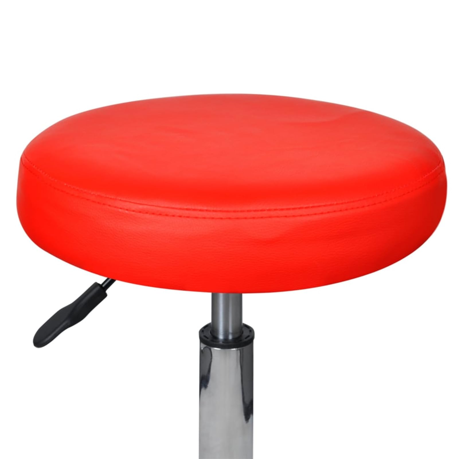 Homgoday Tabouret de bureau rouge, chaises d'extérieur, mobilier de jardin, mobilier extérieur, mobilier de terrasse