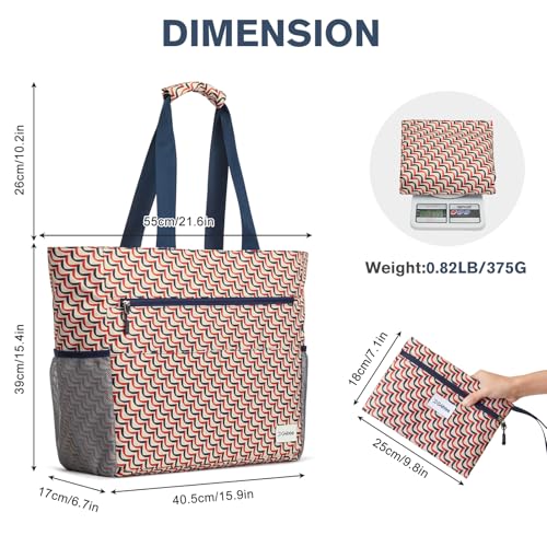 Image of G4Free Beach Bag, Waterproof Sandproof Beach Tote Bag, Large Capacity Foldable for Women