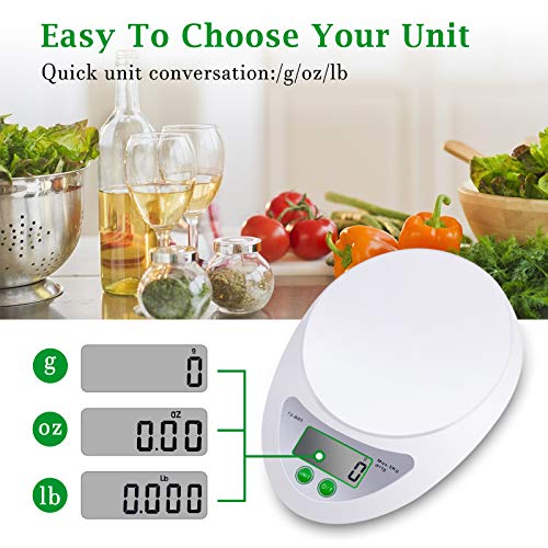 JORSHIMAN Kuchenwaage, Küchenwaage Digital, Digitale Küchenwaage, Precision Baking Digital Küchenwaage - Kleiner… – Bild 3