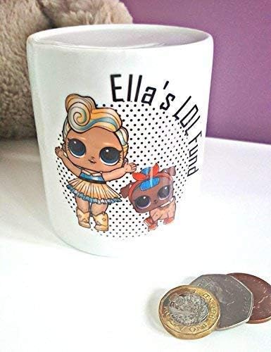 LOL personalised money box, lol gift, lol surprise dolls, lol surprise