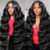 PINKEAGLE 30 Inch Body Wave Wig 200 Density