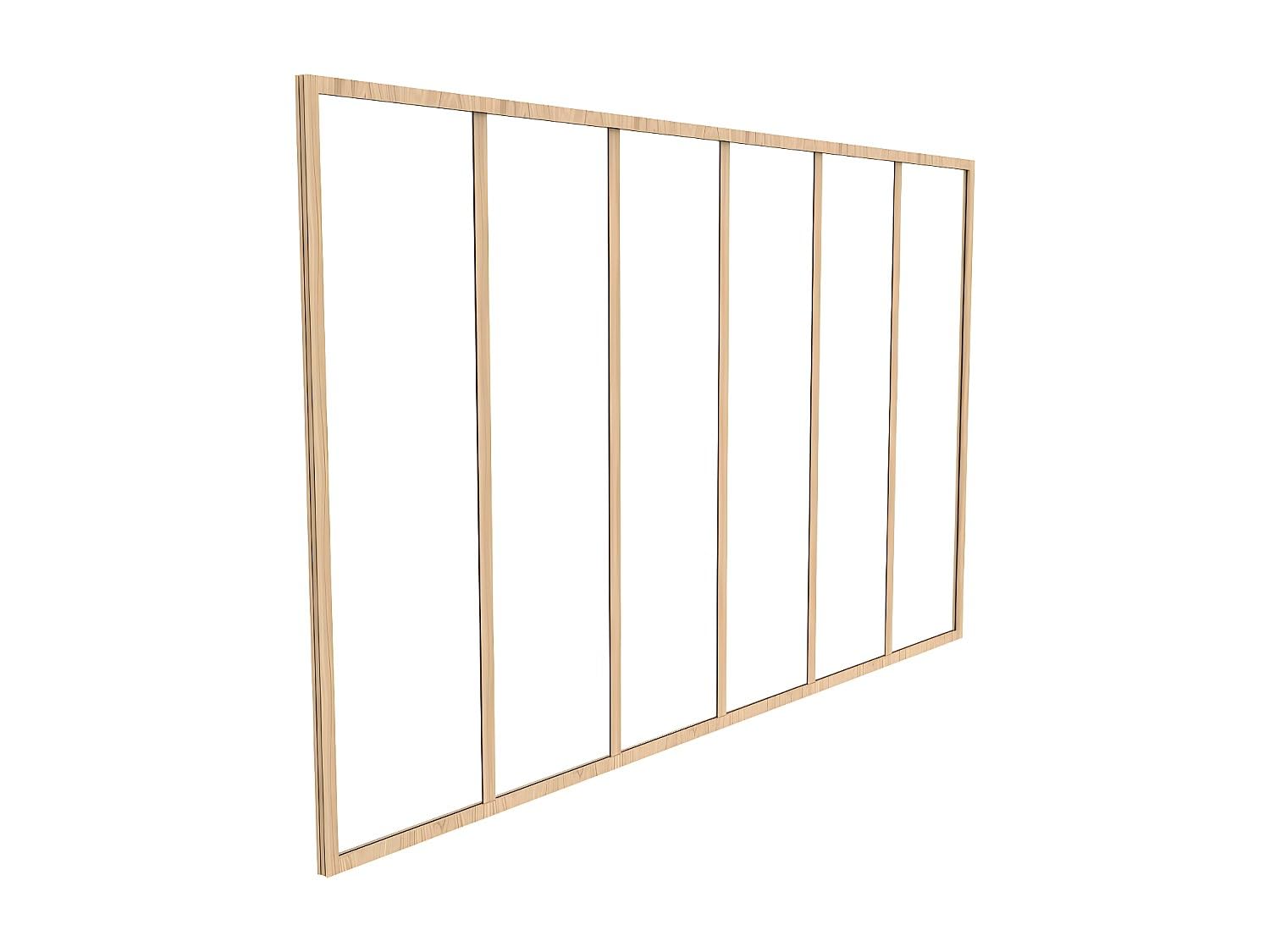 Vente-​unique - Vetrata Atelier - 180 x 105 cm - Alluminio termolaccato - Le Chiaro - Bayview