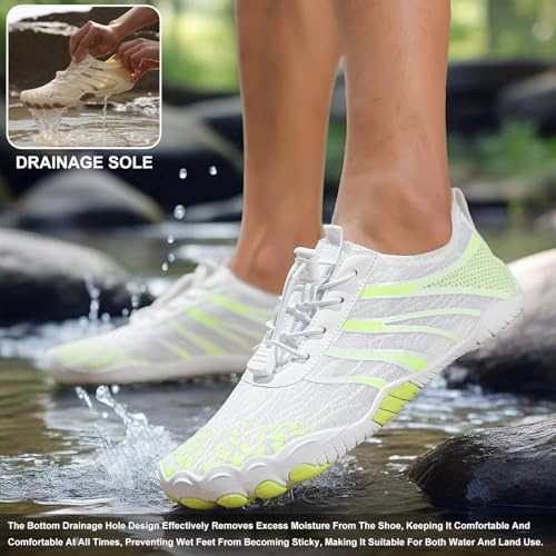 Image of Hike Barefoot Shoes Womens Men,Unisex Barefoot Water Shoes Breathable, Anti-Slip Hiking Footwear for Athletic Wide Toe Shoe Footwear for Hiking, Walking, Running, Yoga, and Water Sports