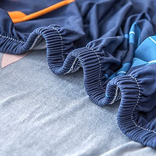 Daesar Sofa Cover Stretch, Couch Armrest Covers Sika Deer Maple Leaf Sofa Slipcover Navy Blue Orange (Polyester 1 Seater) #TOP5