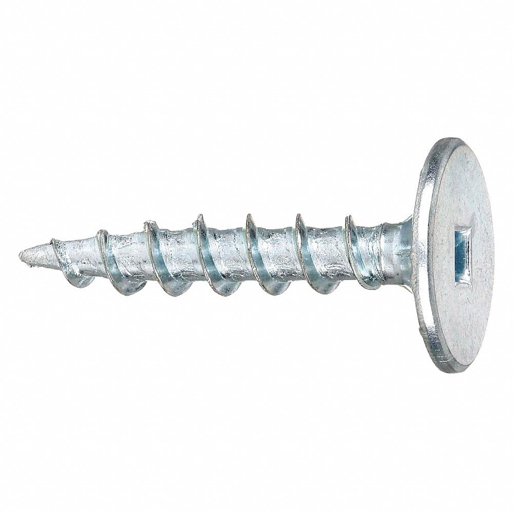 FastCap Professional PowerHead #10 Wood Screw, 1-1/4" Length, 9/16" Head, Self-Tapping, Zinc Coated, Square Drive, Type 17 Point. The Ultimate Strength & Holding Power. (200 Pieces)