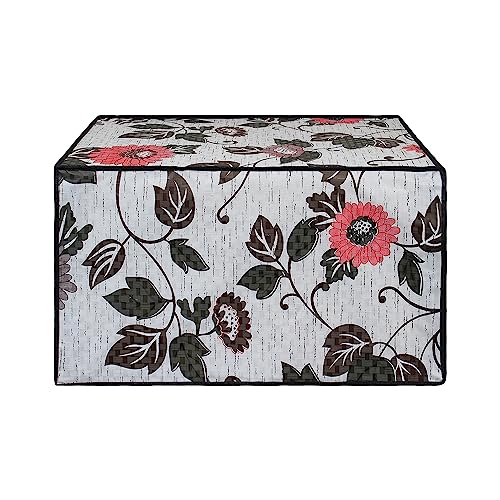Image of DREAM KING Stylish Design & Printed Microwave Oven Cover Full Closure |waterproof & Dustproof Oven Cover Suitable for All Models - Multicolour SA21