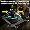 Scissor Jack for Car 3 Ton (6,600 lbs) - Portable Tire Jack Tool KitEquipped with Upgraded Cross Wrench kit, Portable tire Jack Replacement kit, and SUV MPV car Emergency Kit (3T Universal)