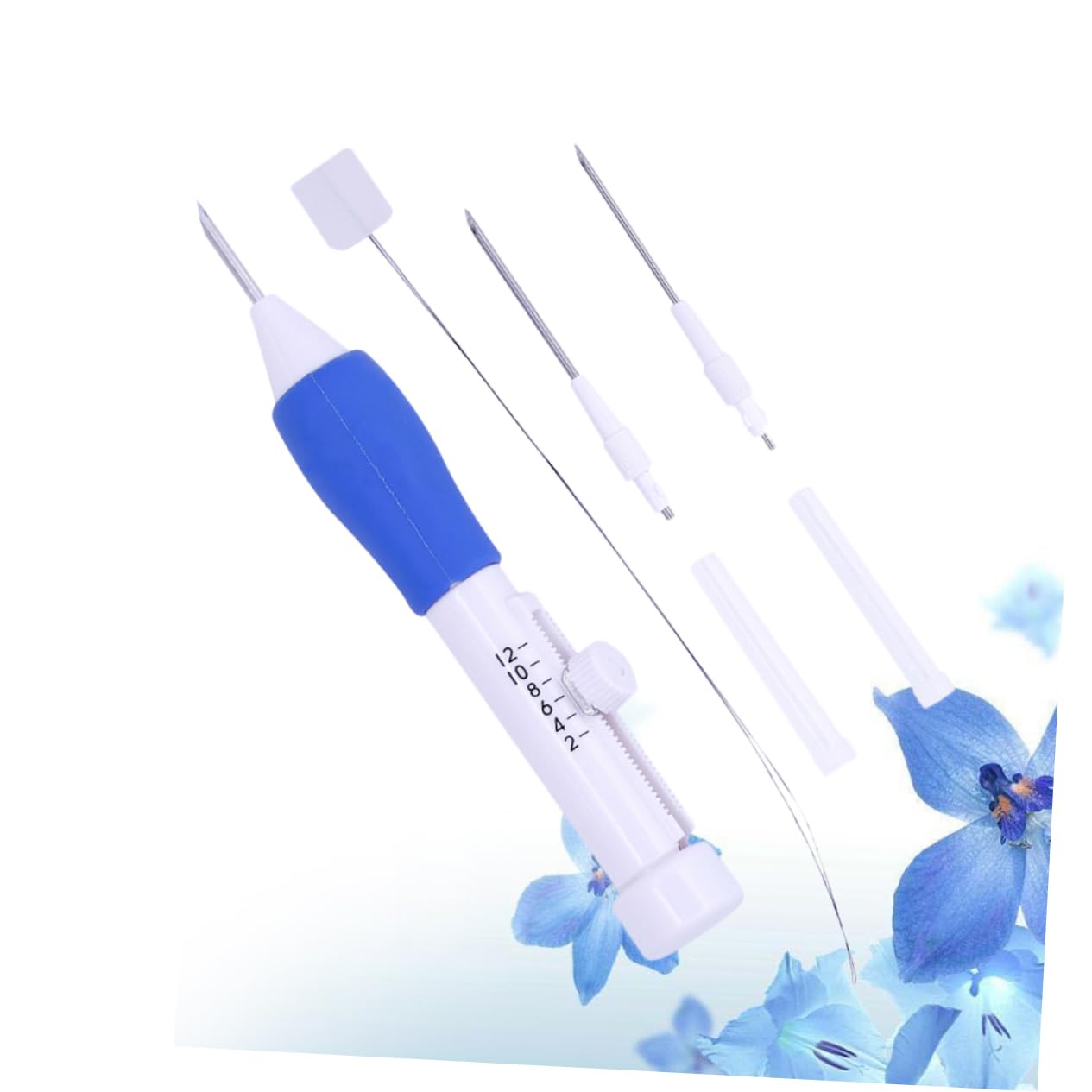 STOBOK 3stücke Embroidery Pen Needles Set Multifunktionales Werkzeug Für Stickerei-projekte Inklusive Hochwertiger Sticknadeln Und Faden-einfädler Für Kreative Bastelarbeiten