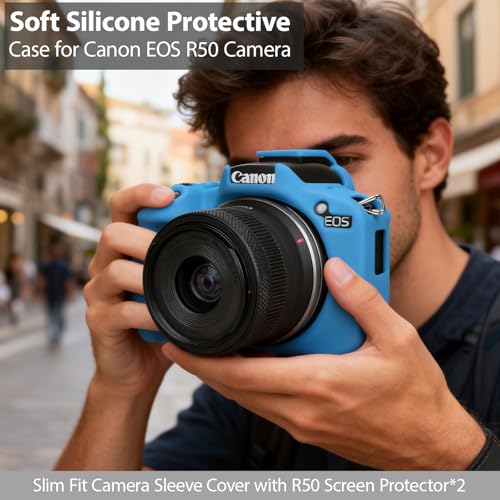 Estuche de silicona para cámara Canon EOS R50 miniatura 2