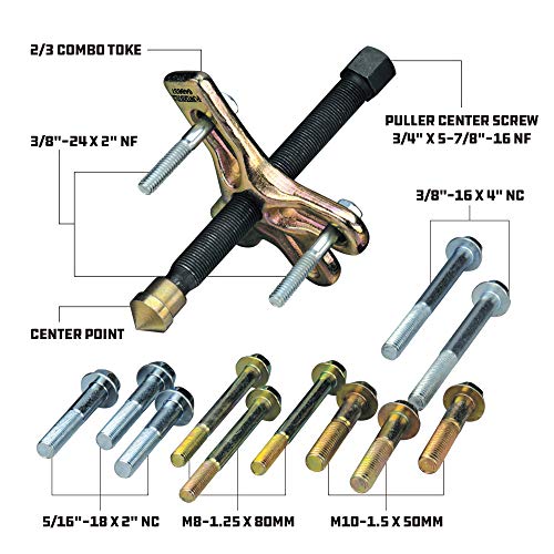 Harmonic Balance Puller for Professionals: Alltrade 648436 Silver