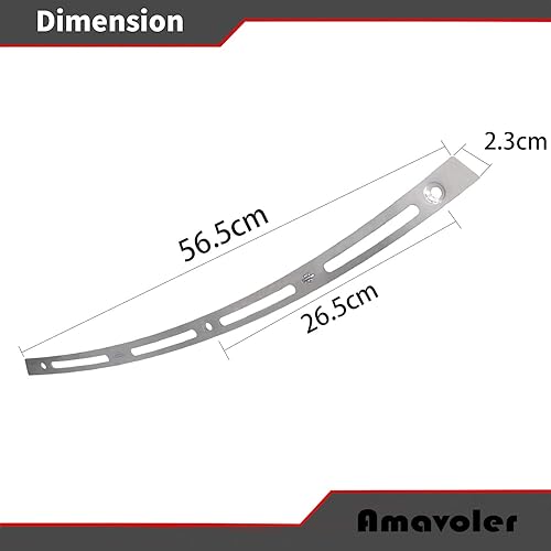Miniatura 2 de Moldura de parabrisas de acero inoxidable pulido ranurado compatible con Harley Touring Electra Street Glide Ultra Limited Tri Glide 1996-2013
