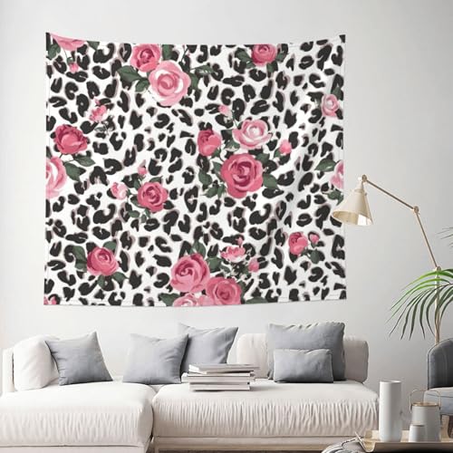 Tapisserie léopard rose pour une décoration de chambre cocooning et moderne