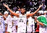MasonArts Tim Duncan 35inch x 24inch Silk Poster Dunk and Shot Wallpaper Wall Decor Silk Prints for Home and Store