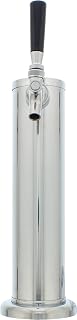 Zephyr Presrv™ Single Tap Kit - Includes One Tap, Stainless Steel Tower, Beer Line, Gas Line, Regulator, CO2 Tank and D-style Keg Coupler - Designed to use with a Presrv™ kegerator