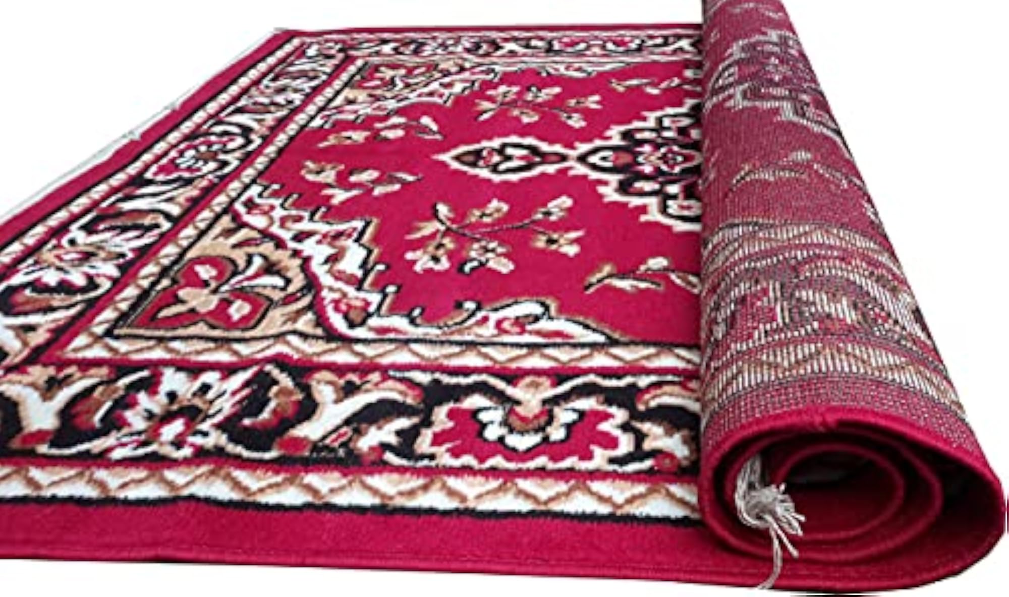 Floral Design Rectangular Rug for Living Room, 6X8 Feet