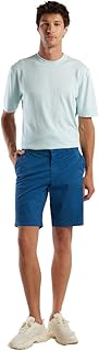 United Colors of Benetton Benetton Erkek Gri Chino Bermuda