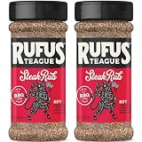 Rufus Teague Steak Rub, Award-Winning Flavor for Beef, 6.2 oz, Pack of 2