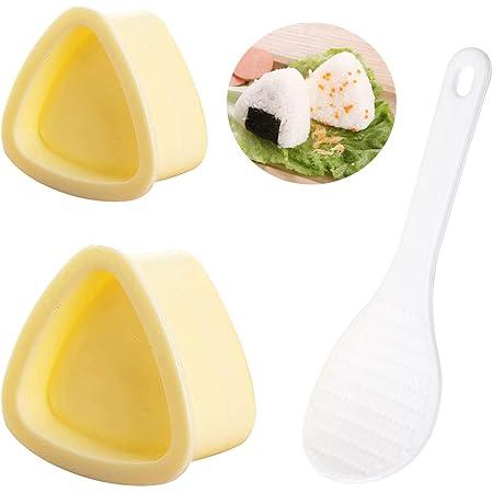 Amazon.com: Onigiri Mold Triangle, 2 Pieces Rice Ball Mold Makers ...