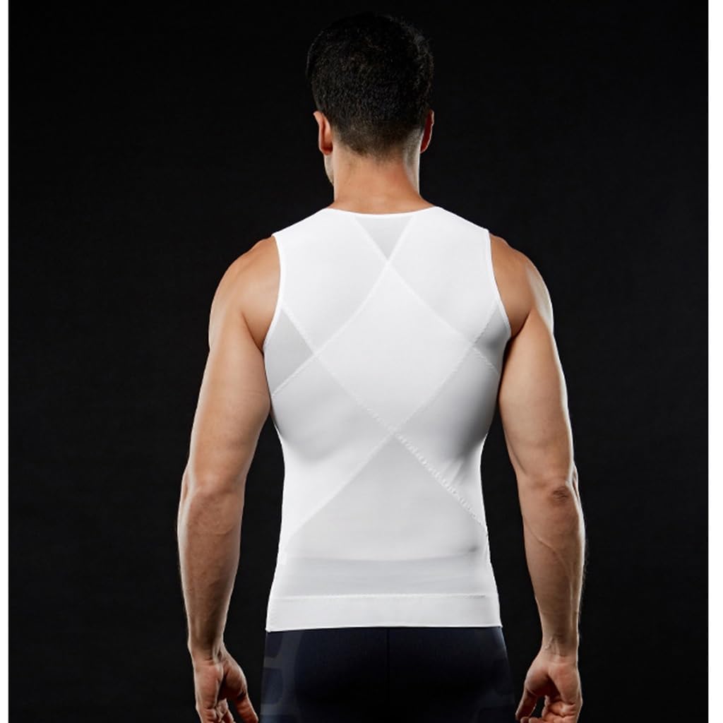 HLTYGWX Fajas para Hombres Control de Barriga Cuerpo Completo Adelgazante Body Cremallera Busto Abierto Esculpir