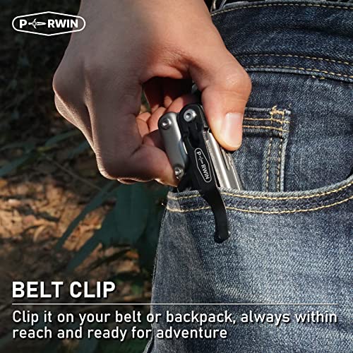 Perwin Multi Shears With 3'' Detachable Pocket Knife, Screwdrivers, And Glass Breaker For Emergency, Edc, Camping, Father's Day Gifts For Men Dad Husband #TOP6