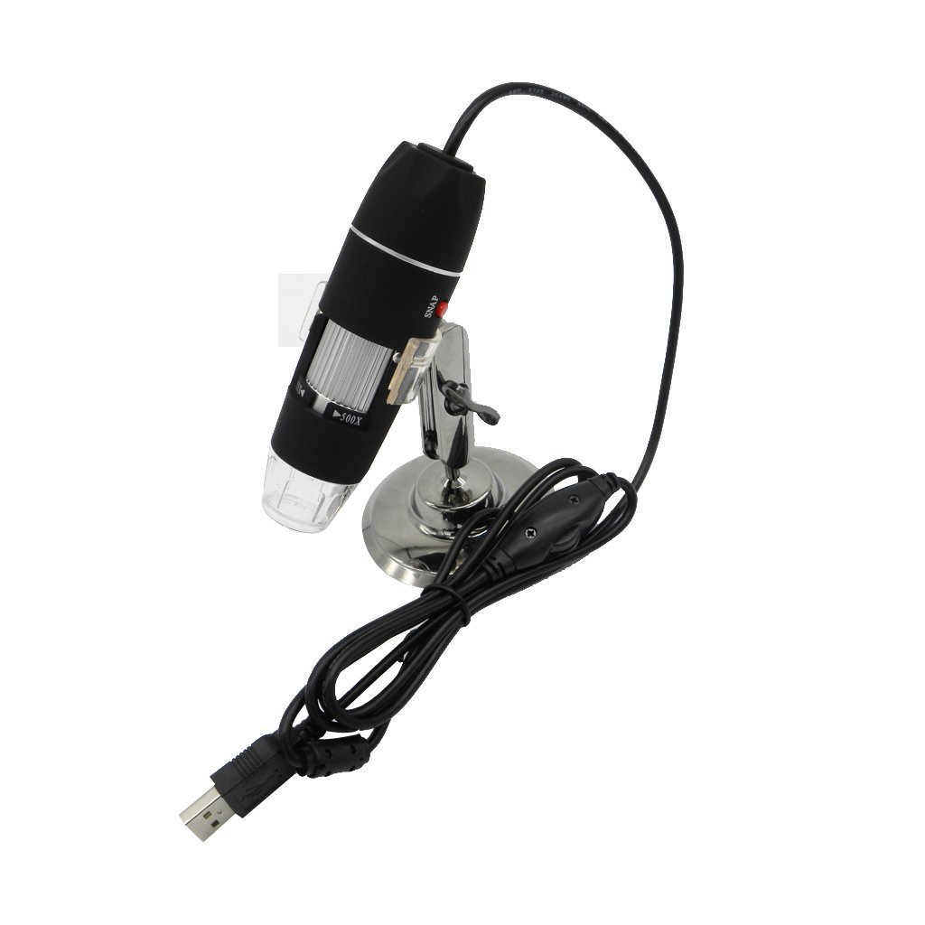 8 LED USB Digital Microscope Endoscope Zoom Camera Magnifier Plus Stand