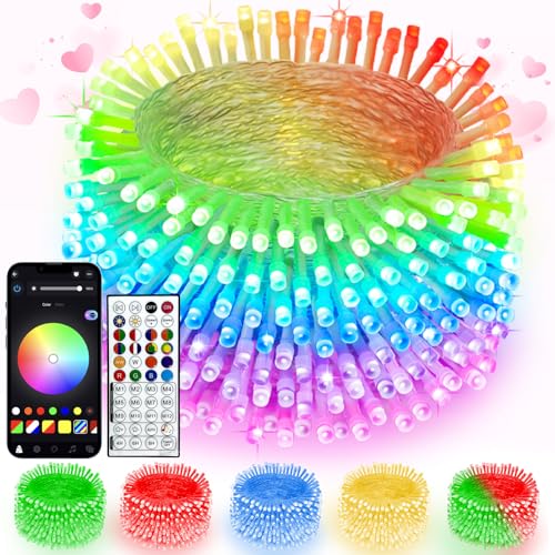 Smart Color Changing Valentines Day Lights with Remote & App