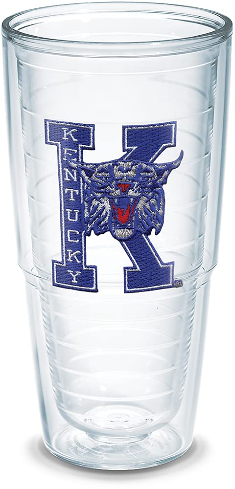 Tervis Made in USA Double Walled University of Kentucky UK Wildcats Insulated Tumbler Cup Keeps Drinks Cold & Hot, 16oz Mug - No Lid, Vault