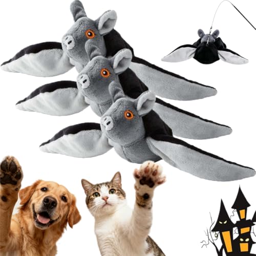 Flying Bat Dog Toy - Realistic Flapping Wings Interactive Pet