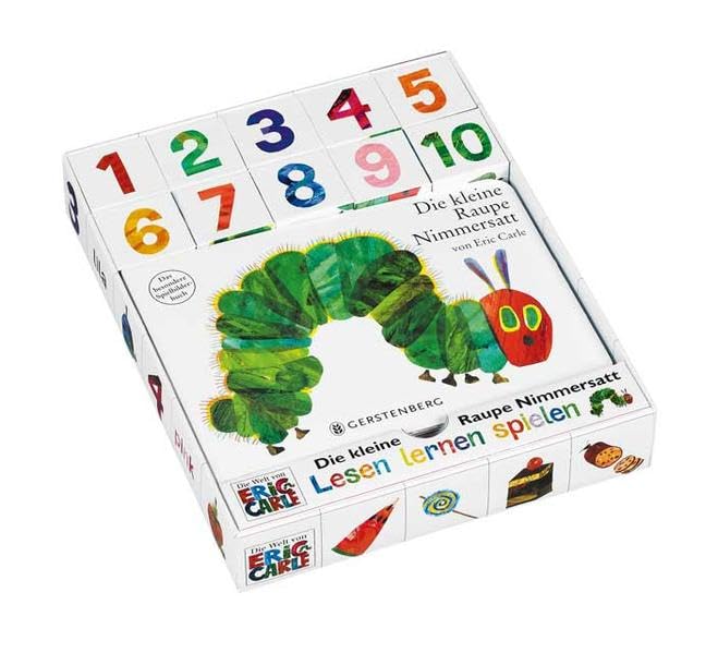 Die kleine Raupe Nimmersatt: Geschenkset Pappbilderbuch mit Würfelpuzzle