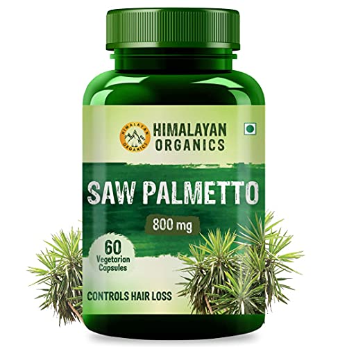 Himalayan Organics Saw Palmetto Extract 800mg Supplement For Hair Growth | Support Prostate Health & Urinary Function | Good For Mens and Womens – 60 Veg Capsules Himalayan Organics Saw Palmetto Extract 800mg Supplement For Hair Growth | Support Prostate Health & Urinary Function | Good For Mens and Womens – 60 Veg Capsules