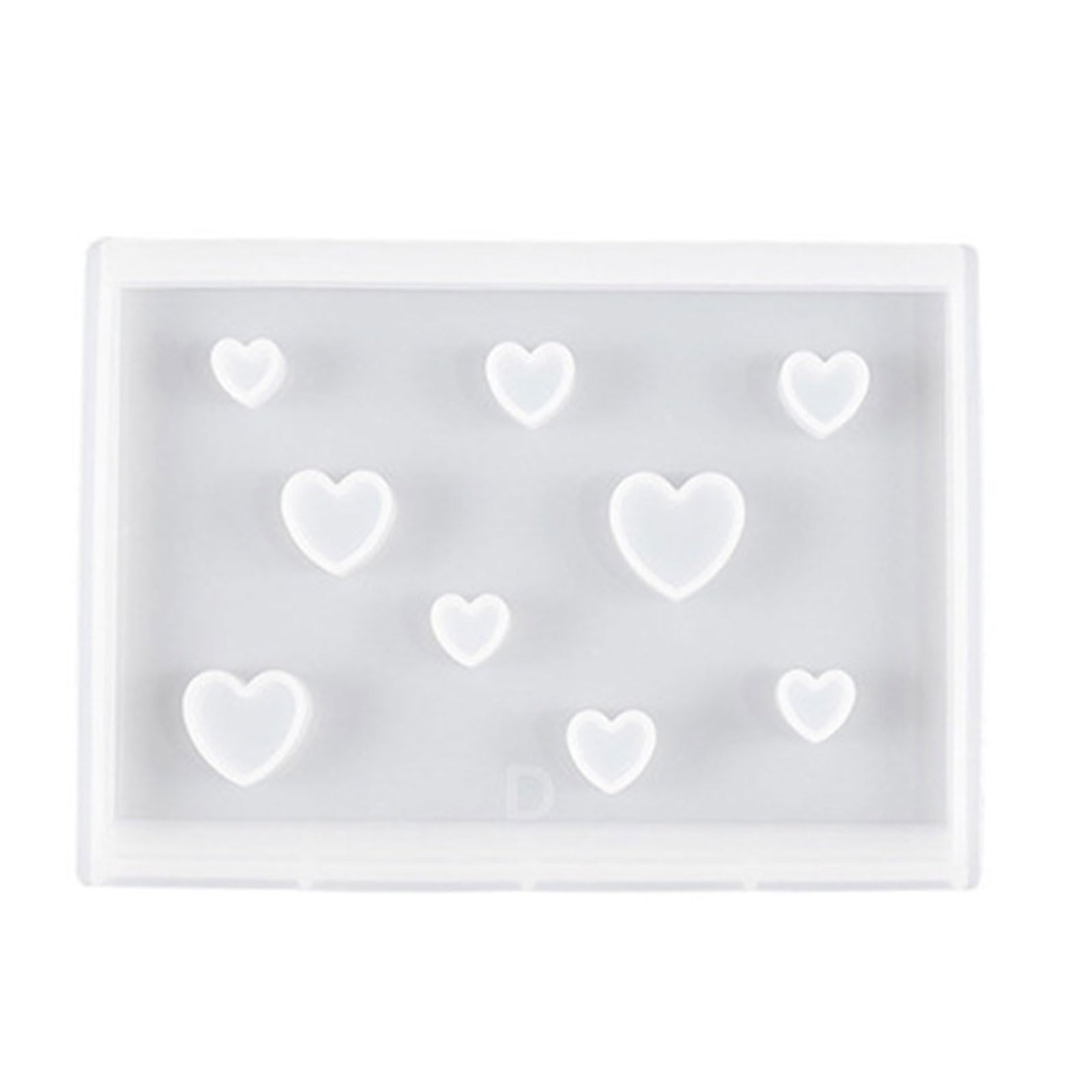 Tsophreniq Silicone House Molds Craft Supplies Plaster Soap for Christmas Decoration Love Silicone Plaster