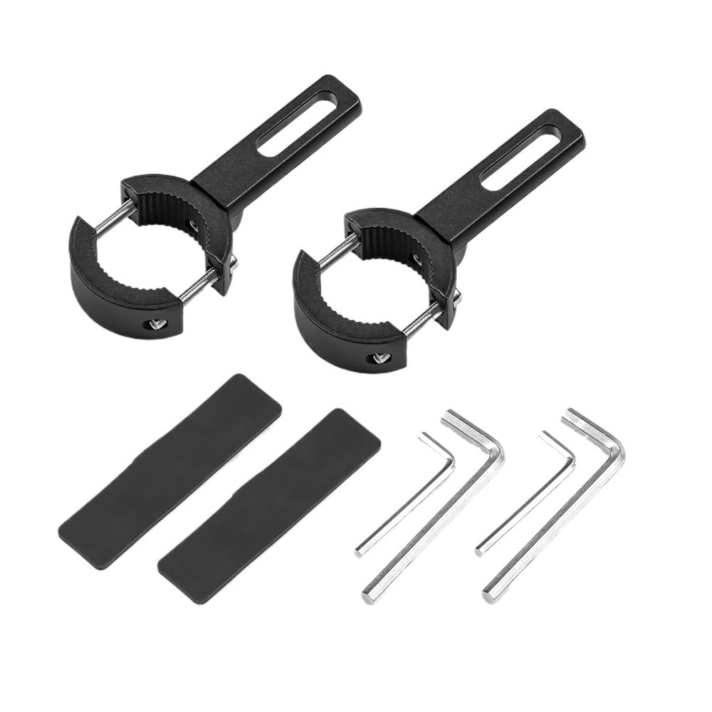 Motorcycle Headlight Bracket Clamp Auxiliary Light Bracket Fog Lamp Supporter Universal Motorcycle Accessories Motorcycle Headlight Spotlight Mount Bracket