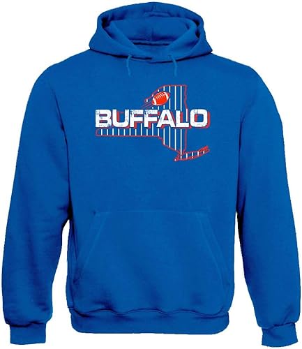 Miniatura 8 de Xtreme Apparrel Team Field Map Men's Hoodie Sweatshirt for Football Fans