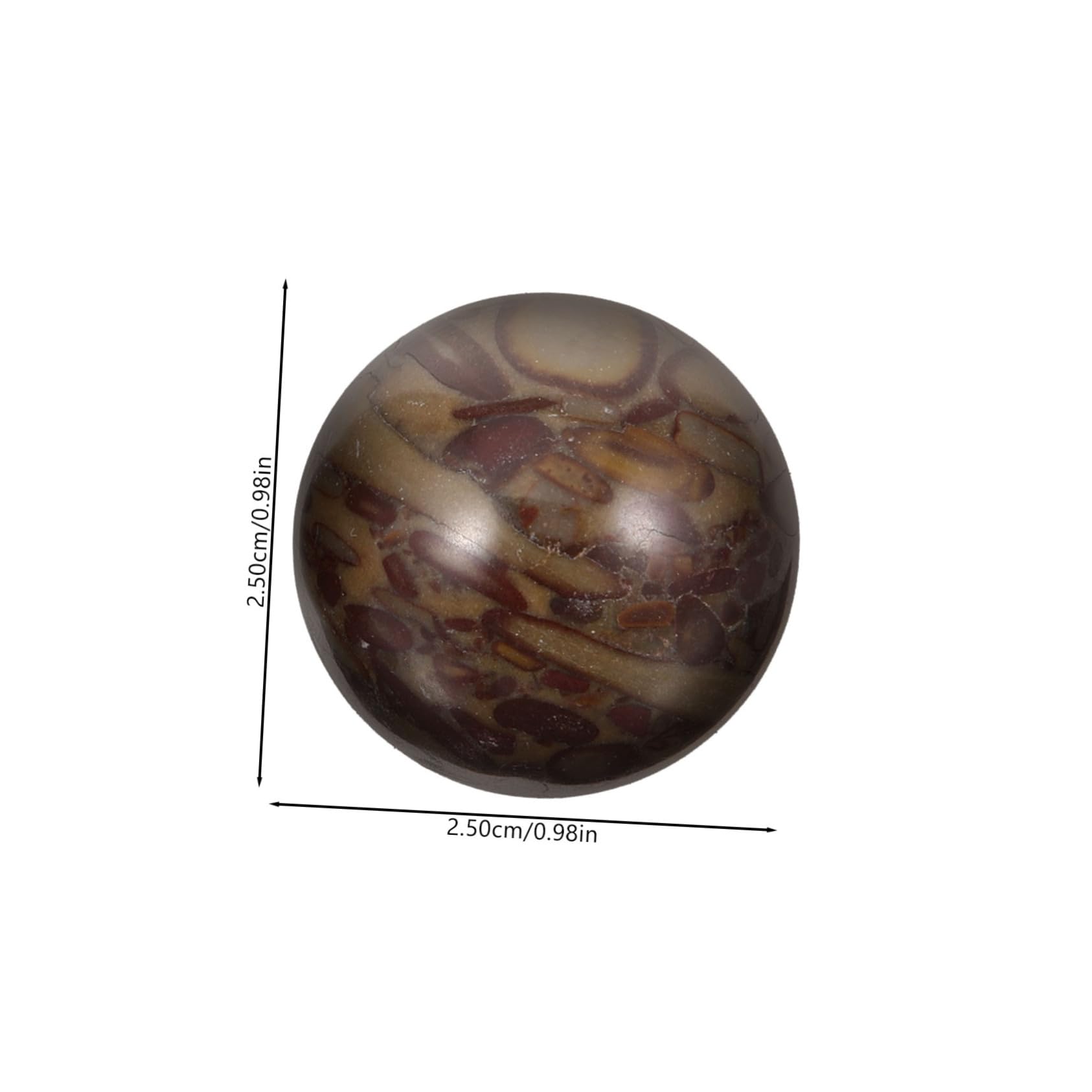 BCOATH Small Stone Balls for Hand Massage Multi-Function Balls Hand Massaging Balls Decorative Handballs Palm Massage Ball