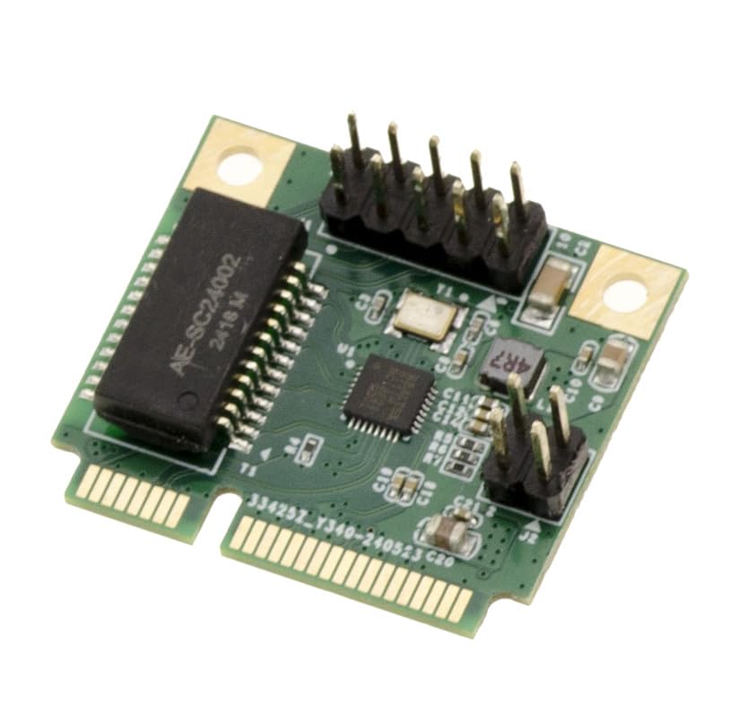 KALEA-INFORMATIQUE Scheda Di Rete Mini PCI Express 1 Porta GIGABIT - Chipset Intel 82574, Full/Half Size