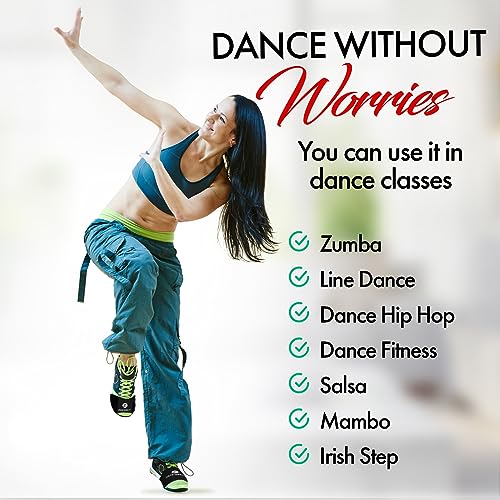Dance Shoe Socks - Pivot Freely and Safely Twist on Smooth Floors - Ideal Dance Shoe Cover Accessories for All Dancers - Enhance Turn Moves with Gripping Socks for Dance (Black - 4 Pairs) - Thumbnail 3
