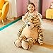 IKASA Large Tiger Stuffed Animal Plush Tiger Toy for Children (Brown, 30 inches)