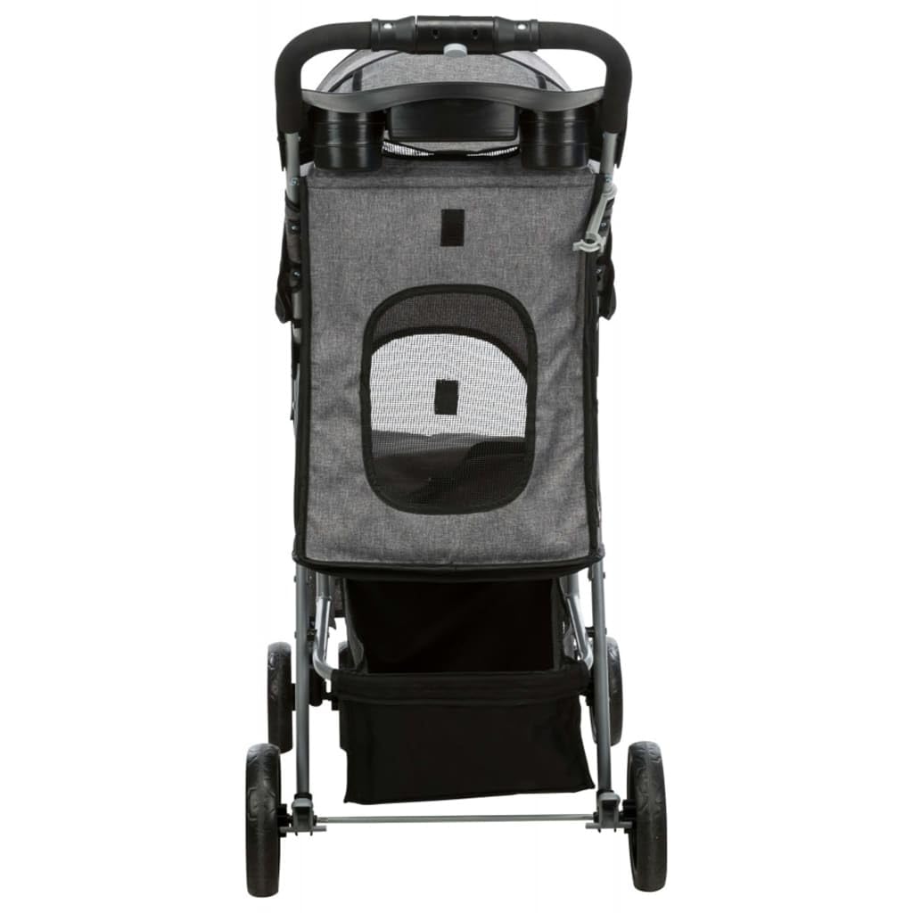 TRIXIE Poussette pliable pour animaux de compagnie Gris
